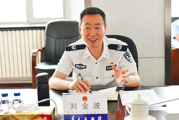 副省长,公安厅长刘金波到厅交警总队调研工作